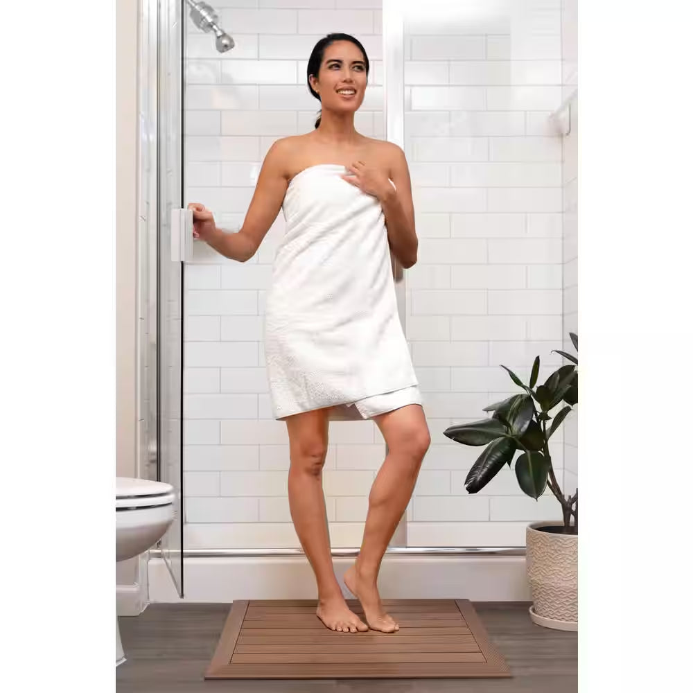  Peruvian Teak Wood Bathroom Mat