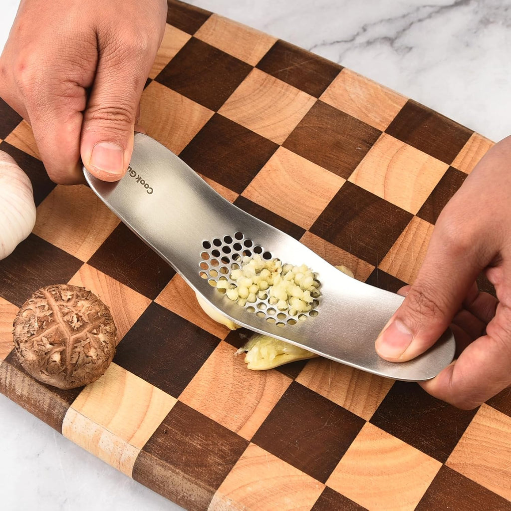 Garlic Press Rocker Set -304 Stainless Steel Premium